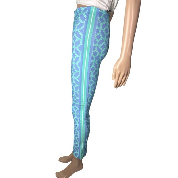 Gretchen Scott GripeLess Pull On Stretch Geometric Pants - Picture 3 of 11